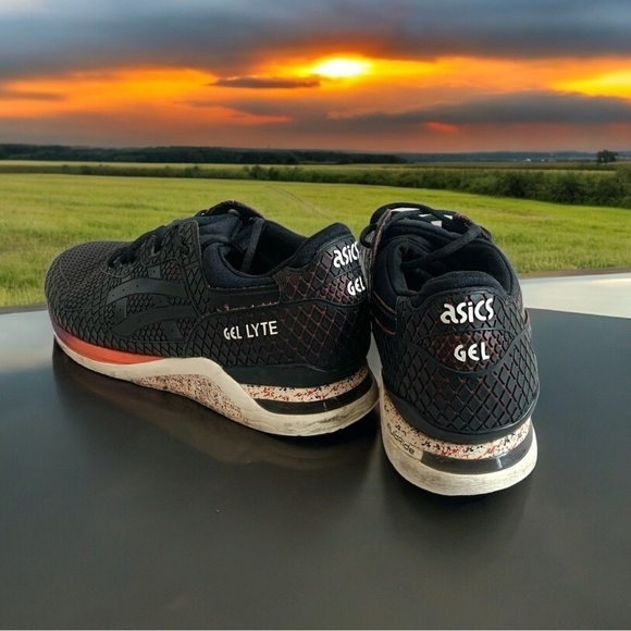Men’s Sneakers ASICS Gel-Lyte EVO Black Multicolor Running Shoes Athletic Shoes - Picture 1 of 6